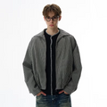 LUZHEN Fashion Simple Plaid Printed Casual Jacket Men's 2025 Autumn New Trendy Elegant Handsome High Quality Thin Clothes