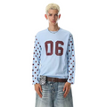 LUZHEN 2026 New Original Polka Dots Printed Long Sleeve T-shirts Men's Trendy High Quality Pure Cotton Round Neck Clothes