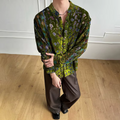 LUZHEN 2026 Spring New Embroidery Pattern Elegant Luxury Temperament Long Sleeve Shirts Men's Fashion Handsome Male Tops
