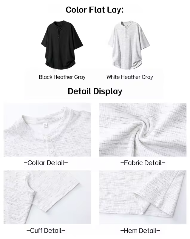 Chic Knitted Short-Sleeved Shirt for Men Breathable, Soft Relaxed-Fit Versatile Solid-Colour Oversized Shirt Jacket