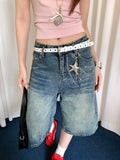 Star Narrow Belt Women's Niche Street Hot Girl Style With Denim Jeans And Belt Decoration