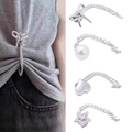 8PCS Magnet Clothing Pins Multi-Function Metal Strong Magnet Pins Pinless Button Clips for Fixing Hijab Clothes Long Pants Legs